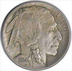 1914-D Buffalo Nickel AU Uncertified #859