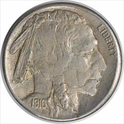 1916-S Buffalo Nickel AU Uncertified #1252