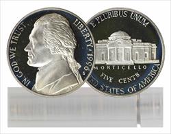 1996-S Proof Jefferson Nickel 40-Coin Roll