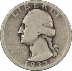 1932-D Washington Silver Quarter G Uncertified