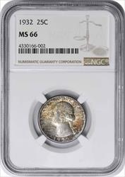 1932 Washington Silver Quarter MS66 NGC
