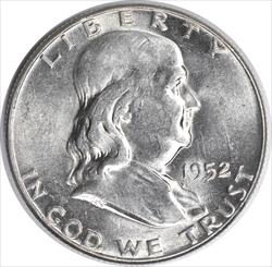 1952 Franklin Silver Half Dollar AU Uncertified #938