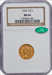 1926 $2.50 CAC Indian Quarter Eagles NGC MS64