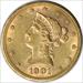 1901-S $10 Gold Liberty Head AU58 Uncertified #942