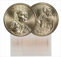 2014-P BU Sacagawea Dollar 25-Coin Roll