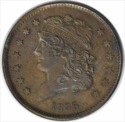 1835 Half Cent MS63 Uncertified #213