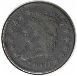 1810 Large Cent VG Uncertified #222