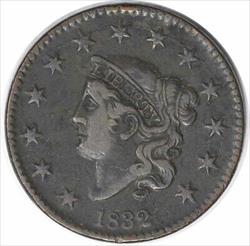 1822 Large Cent VF Uncertified #1118