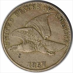 1857 Flying Eagle Cent EF Uncertified #1060
