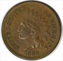 1866/6 Indian Cent RPD FS-301 S-2 AU Uncertified #152