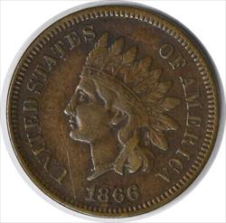 1866/1866 Indian Cent S-6 VF Uncertified #1101