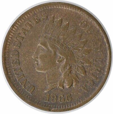1866/66 Indian Cent FS-303 S-9 EF Uncertified #156
