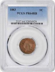 1883 Indian Cent PR64RB PCGS
