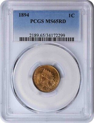 1894 Indian Cent MS65RD PCGS