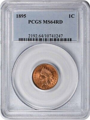 1895 Indian Cent RPD Snow-10 (Unattributed) MS64RED PCGS