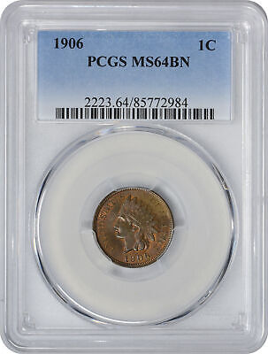 1906 Indian Cent MS64BN PCGS