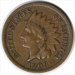 1908-S Indian Cent VF Uncertified #201