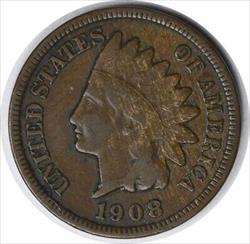 1908-S Indian Cent VF Uncertified #203