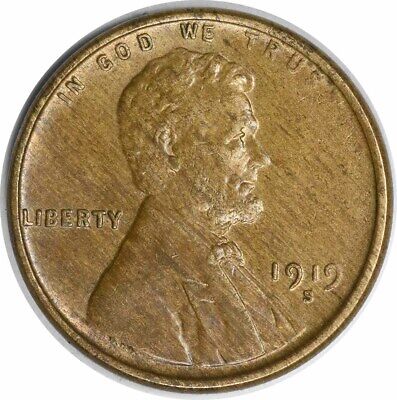 1919-S Lincoln Cent MS63 Uncertified #1055