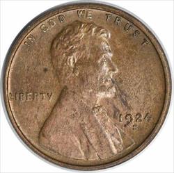 1924-S Lincoln Cent MS63 Uncertified #208