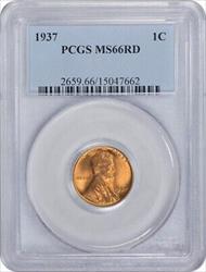 1937-P Lincoln Cent MS66RD PCGS