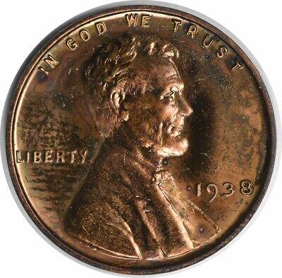 1938 Lincoln Cent PR64 Uncertified #329