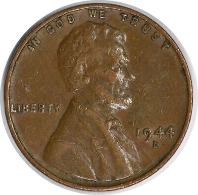 1944-D/S Lincoln Cent OMM 1 FS-511 EF Uncertified #332