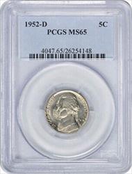 1952-D Jefferson Nickel MS65 PCGS