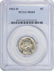 1962-D Jefferson Nickel MS65 PCGS