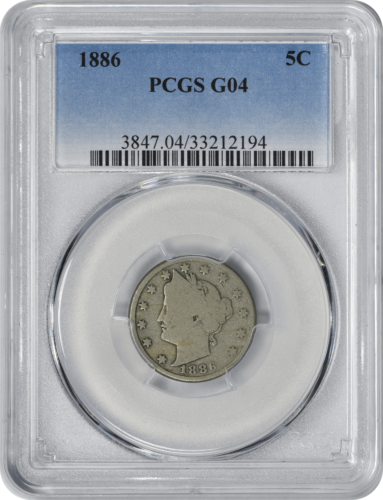 1886 Liberty Nickel G04 PCGS