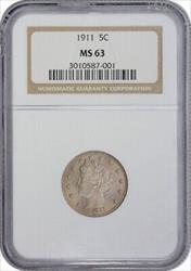 1911 Liberty Nickel MS63 NGC
