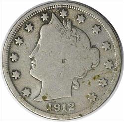 1912-S Liberty Nickel F Uncertified #1108