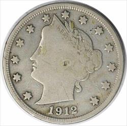 1912-S Liberty Nickel F Uncertified #1128