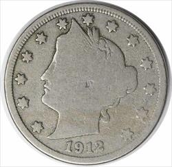 1912-S Liberty Nickel VG Uncertified #300