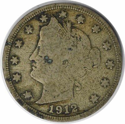 1912-S Liberty Nickel VG Uncertified #301