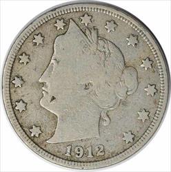1912-S Liberty Nickel VG Uncertified #305