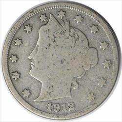 1912-S Liberty Nickel VG Uncertified #306