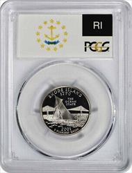 2001-S Rhode Island State Quarter PR70DCAM Clad PCGS