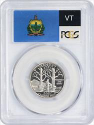 2001-S Vermont State Quarter PR70DCAM Clad PCGS