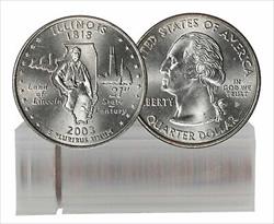 2003-P Illinois State Quarter 40-Coin Roll
