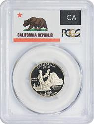 2005-S California State Quarter PR70DCAM Clad PCGS