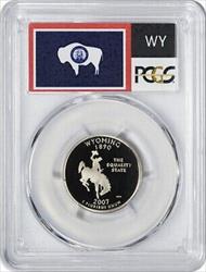 2007-S Wyoming State Quarter PR70DCAM Clad PCGS