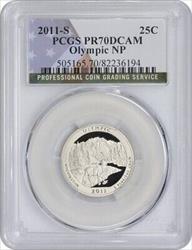 2011-S Olympic Quarter PR70DCAM Clad PCGS (Flag Label)