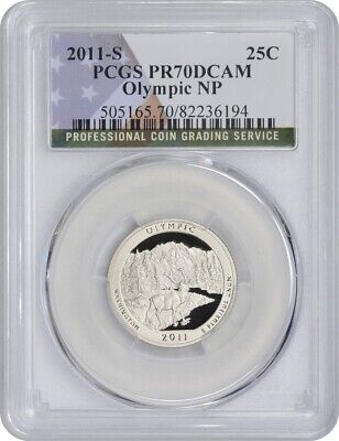 2011-S Olympic Quarter PR70DCAM Clad PCGS (Flag Label)
