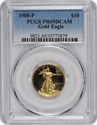 1988-P $10 American Gold Eagle PR69DCAM PCGS