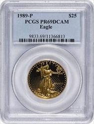 1989 P $25 American  Eagle DCAM PCGS