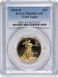 1994 W $25 American  Eagle DCAM PCGS