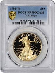 1995-W $50 American Gold Eagle PR69DCAM PCGS