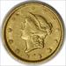 1851 $1 Gold Type 1 EF Uncertified #1043