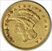 1856 $1 Gold Type 3 EF Uncertified #218